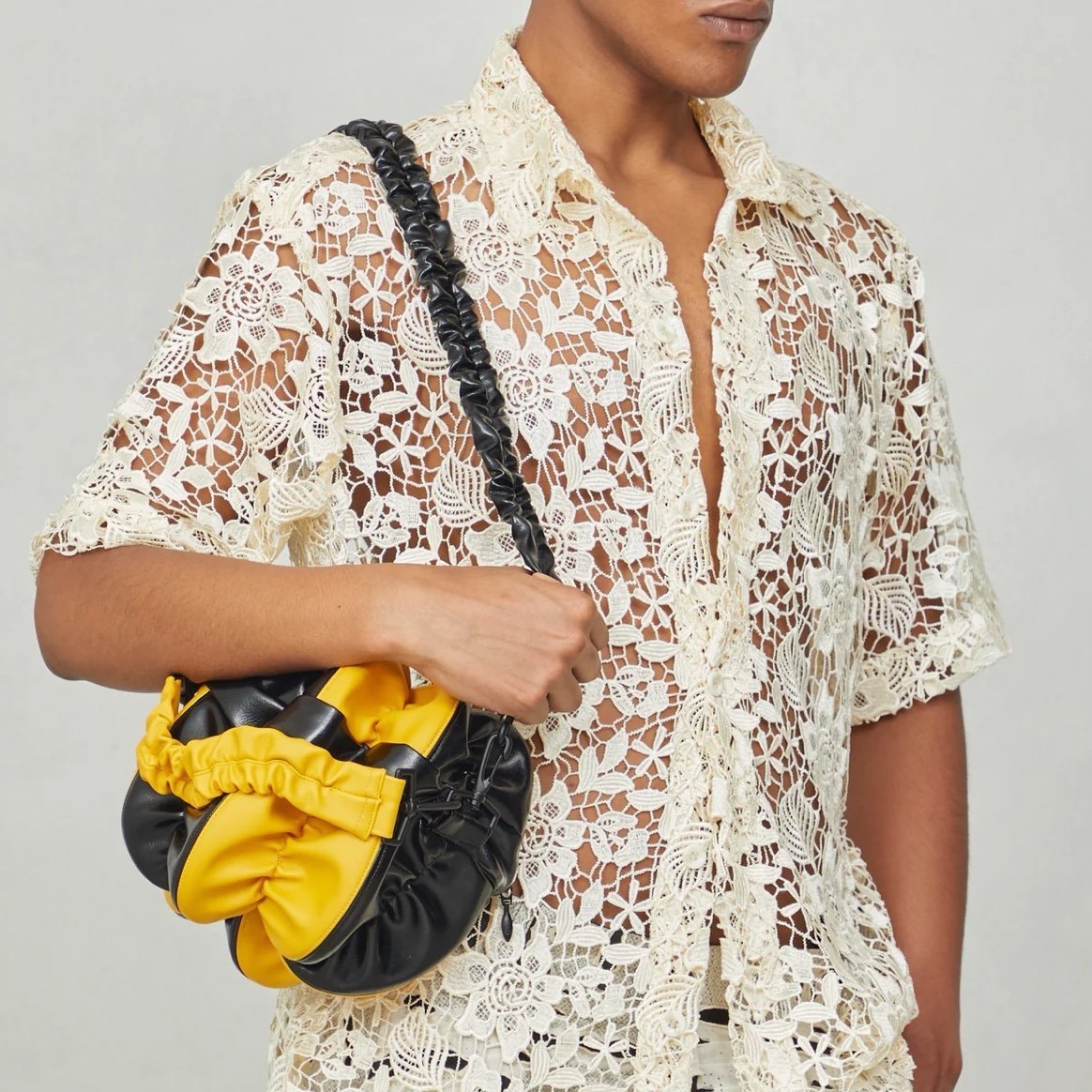 Tokyo James Ata rodo bag small - yellow black NWT