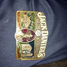1989 Jack Daniels vintage belt buckle