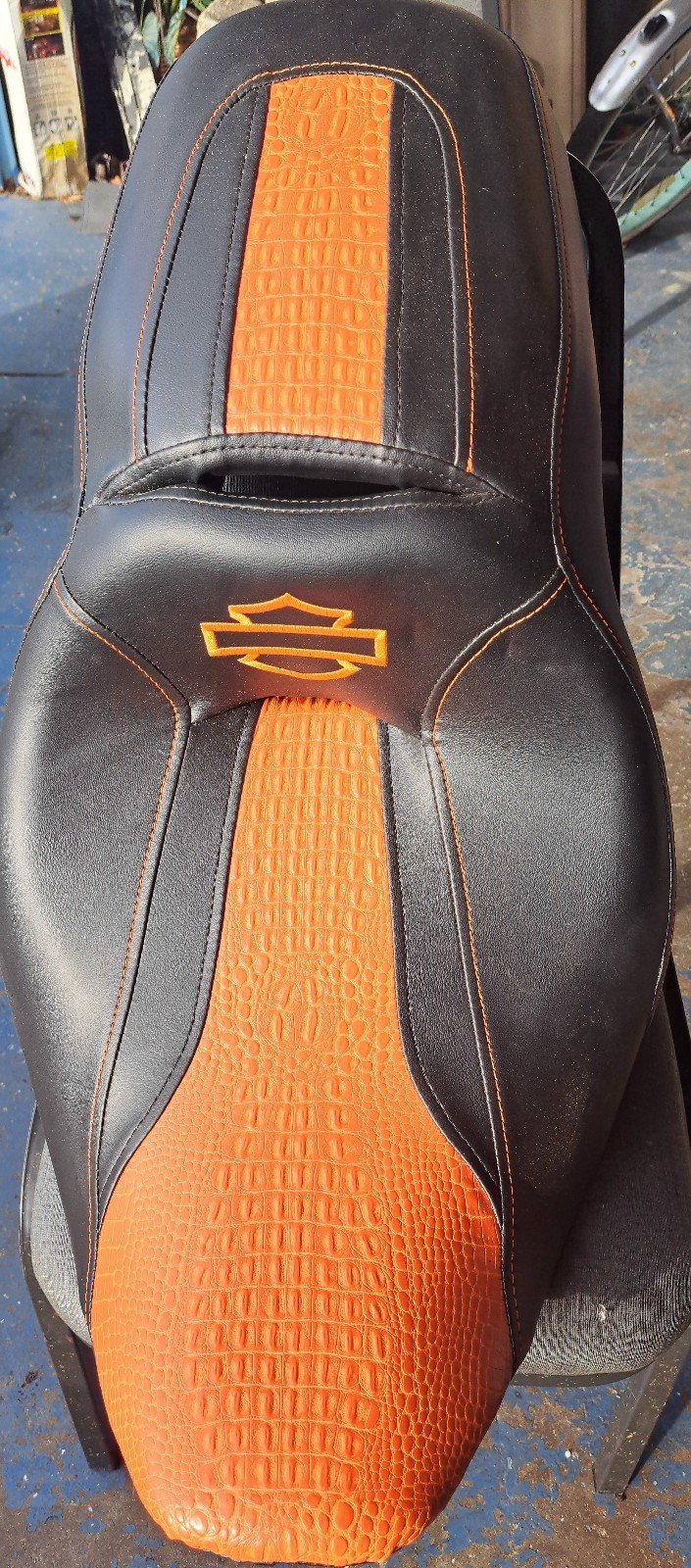 Custom motorcycle seat covers