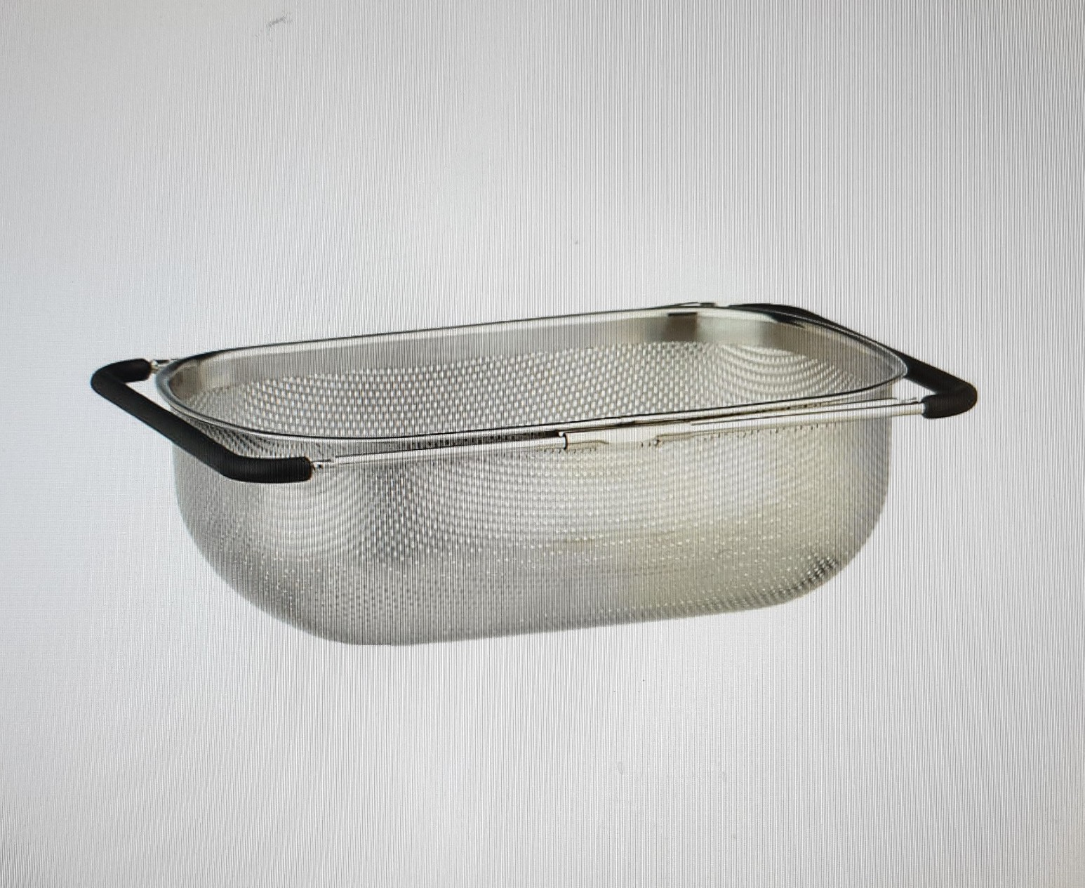 Mesh Colander Over The Sink