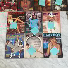 Vintage Playboy Magazines 1977- ALL CENTERFOLDS INTACT