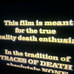 Traces of death 2 VHS used horror