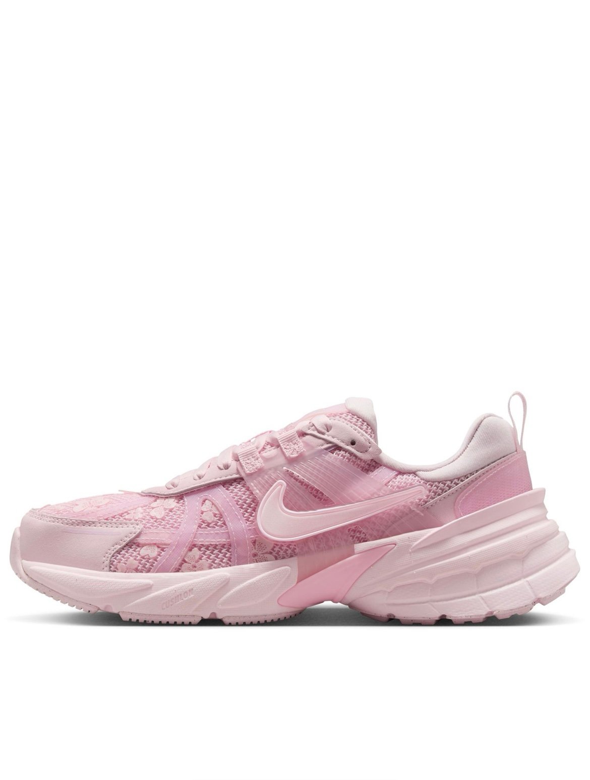 Nike V2K pink foam/arctic pink running shoes