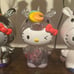 Hello Kitty x kidrobot unicorn glitter clear