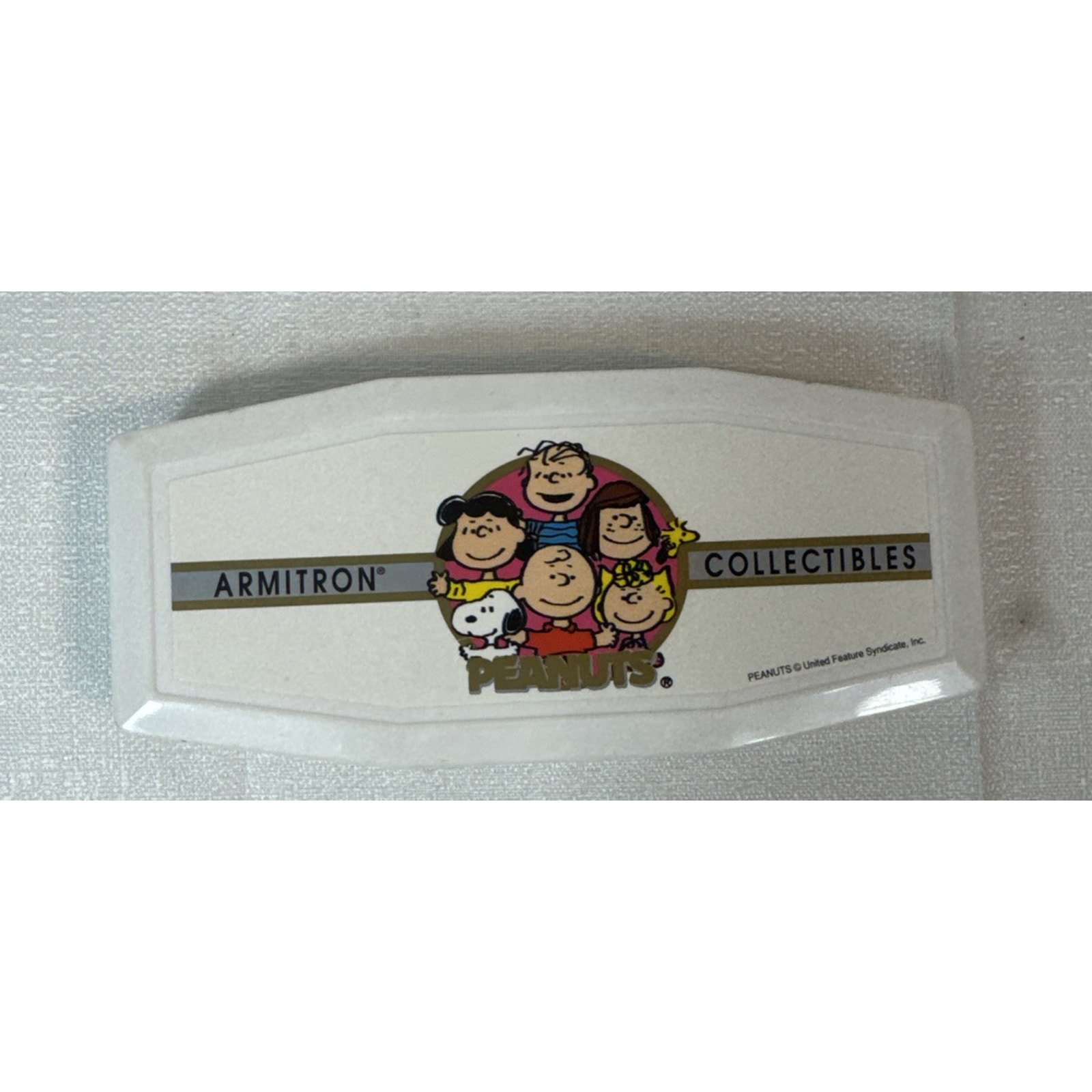 PEANUTS SNOOPY ARMITRON COLLECTIBLES White *CASE ONLY* Vintage UFS -NO watch
