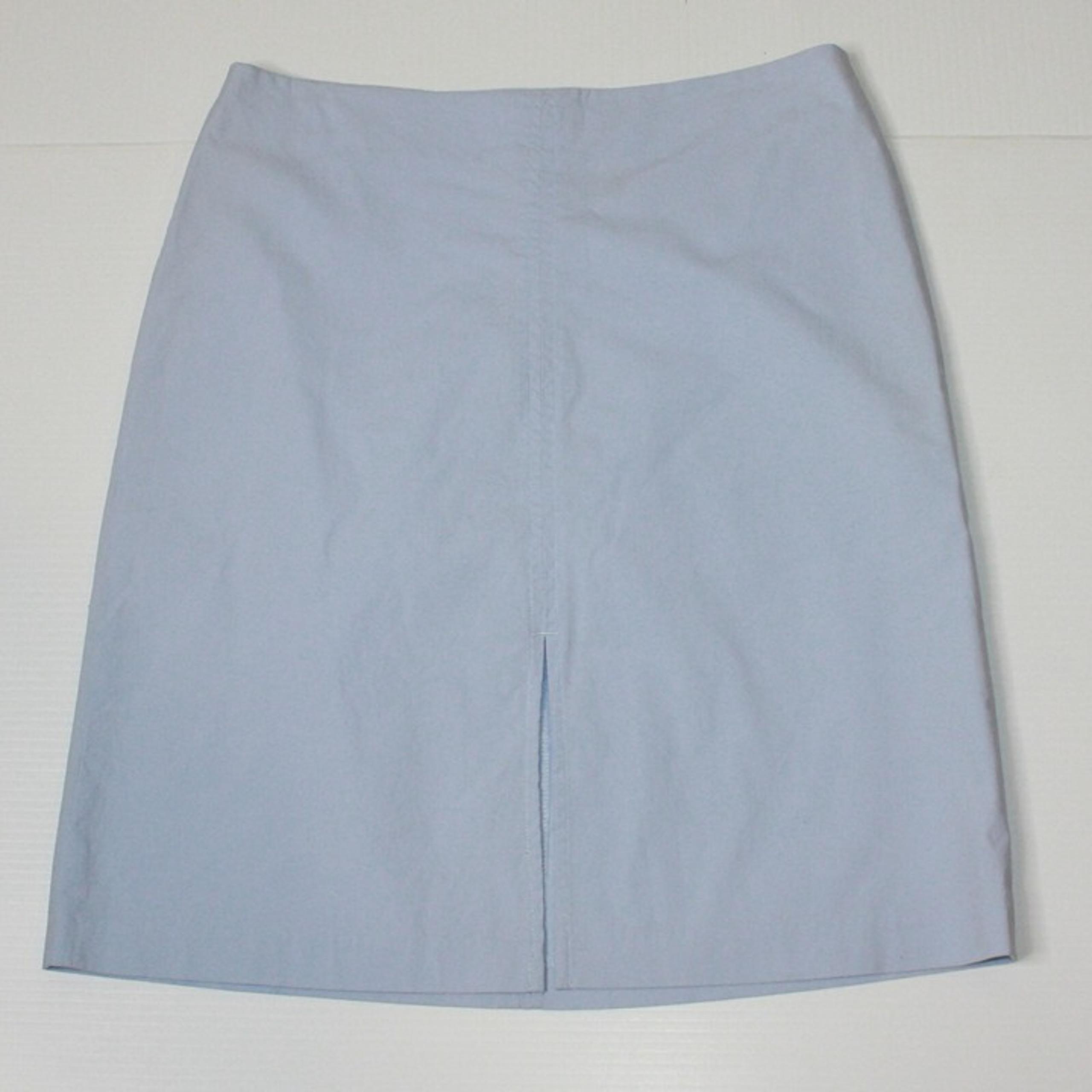 Gap Factory Women's Light Blue Pencil Skirt with Front Slit size 6