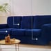 Navy blue sofa covers new opened