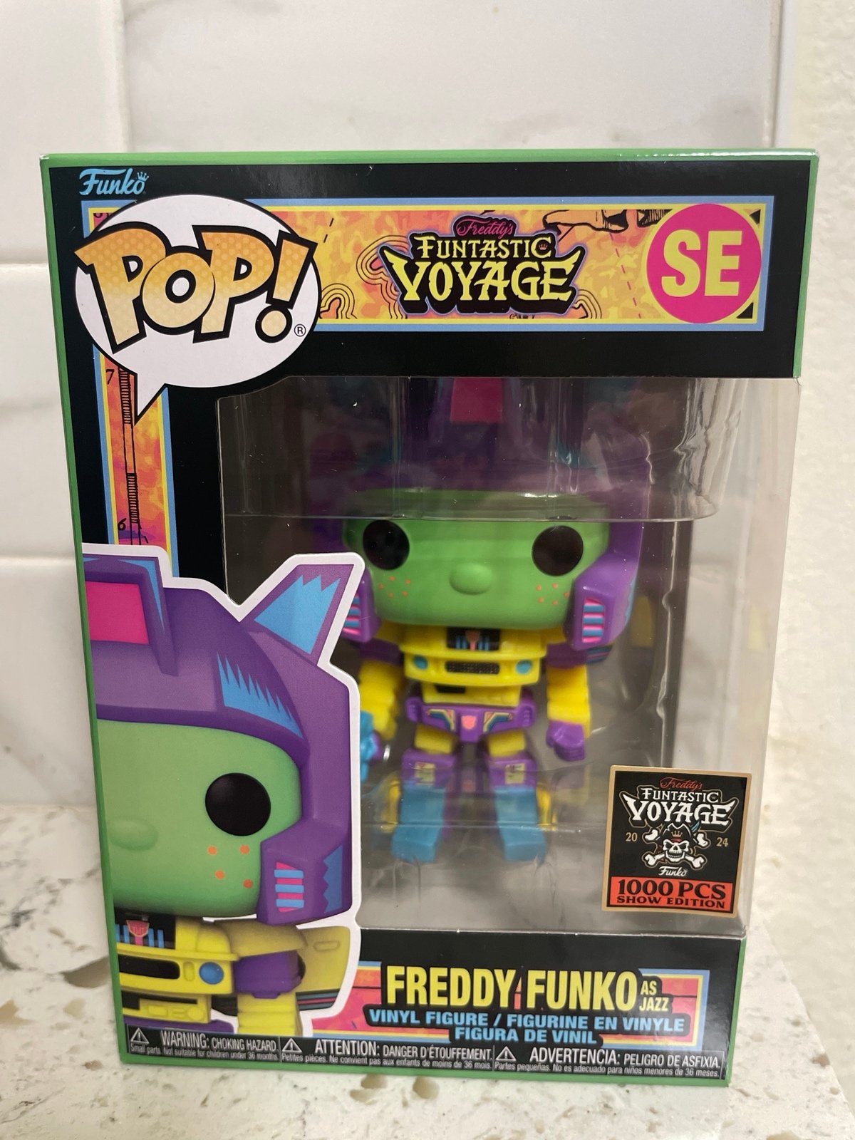 Funko Pop Freddy Funko as Jazz 2024 Funday Show Exclusive 1000pcs