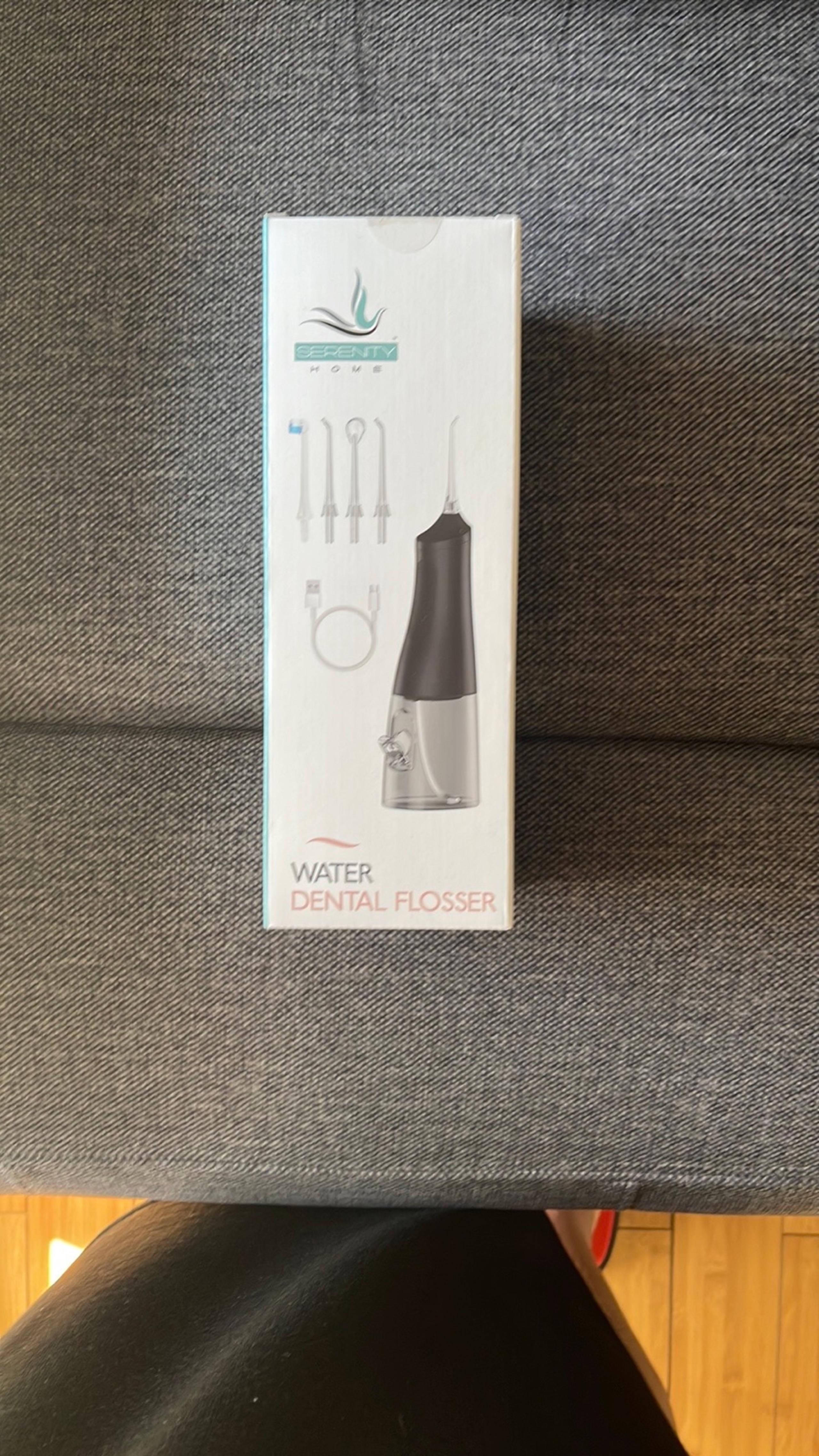 Serenity Home Water Dental Flosser - Black and White