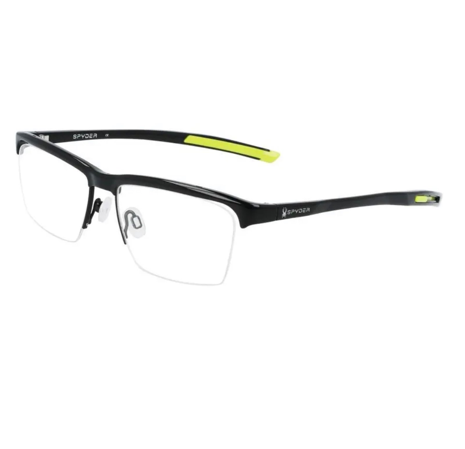 NEW SPYDER SP 4016 001 Black Diamond Eyeglasses 55mm with Extendable Temple Tips