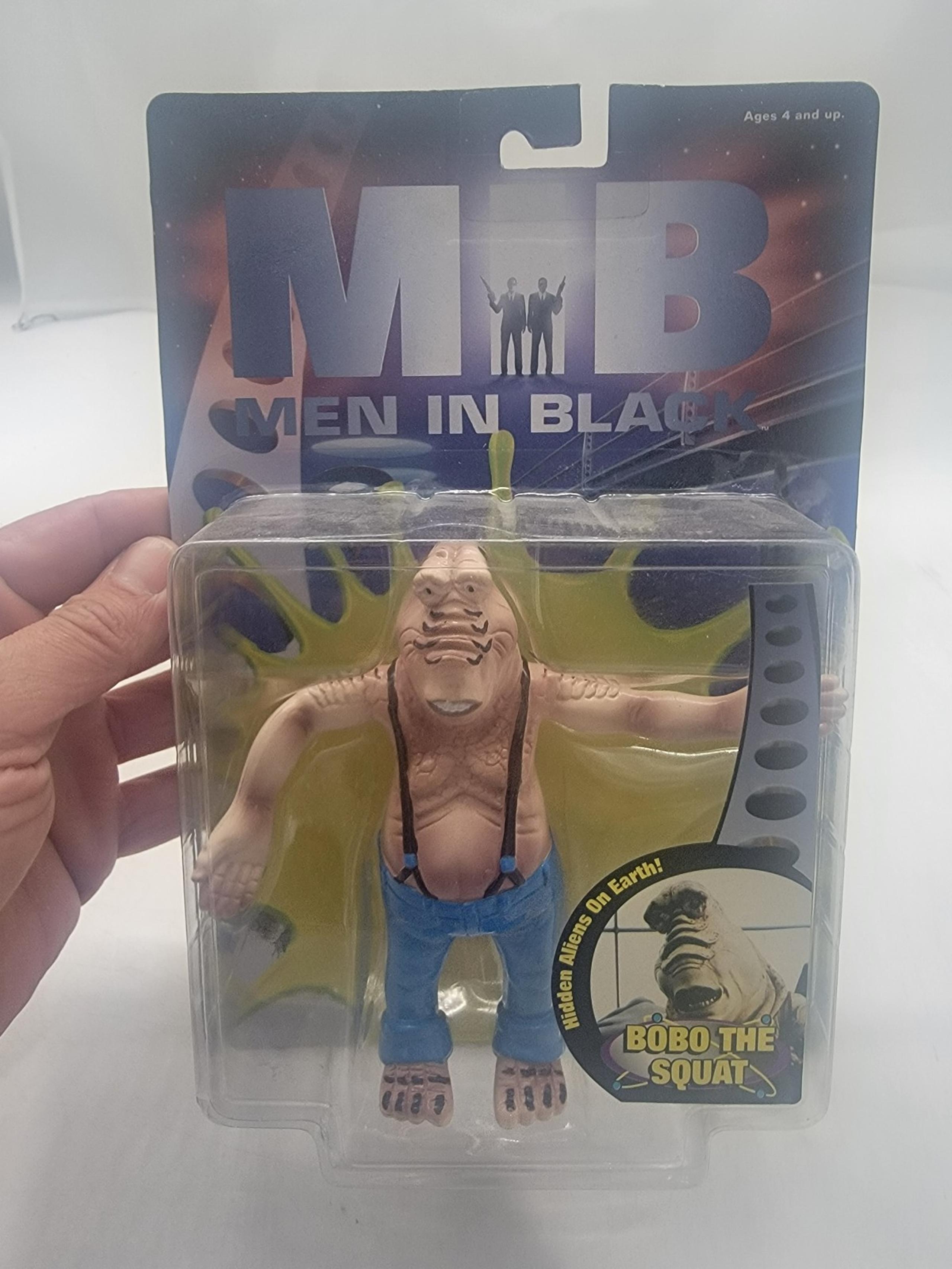 1997 Galoob Men In Black MIB Bobo The Squat Action Figure Sealed