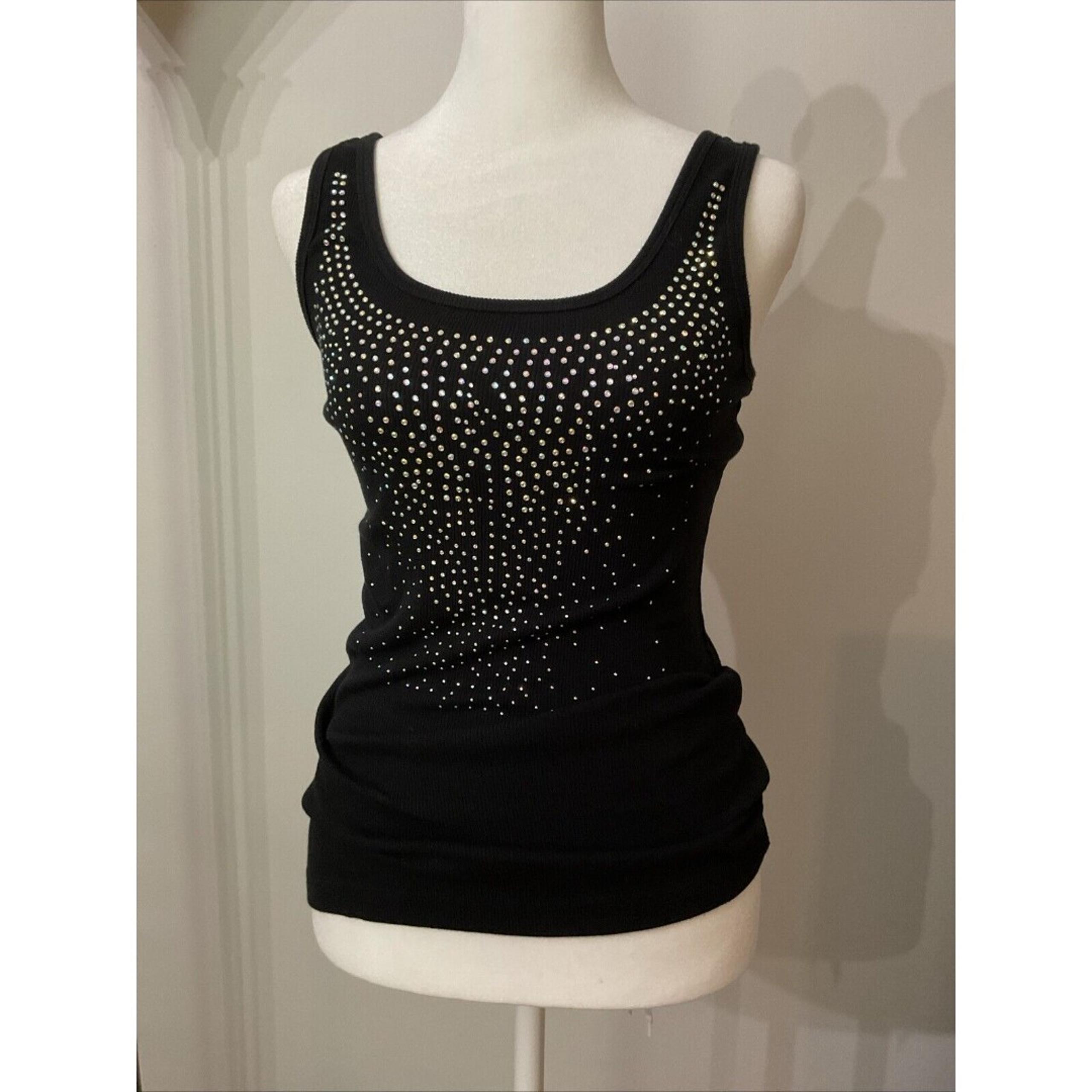 Isabella Rodriguez Womens Blouse Sleeveless Tank. Medium. LTOP756
