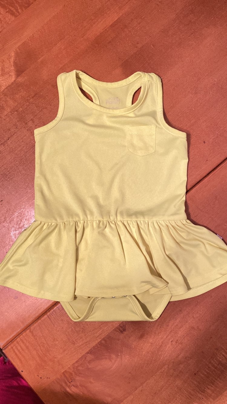 Posh Peanut OG Neon Yellow Racerback Twirl
