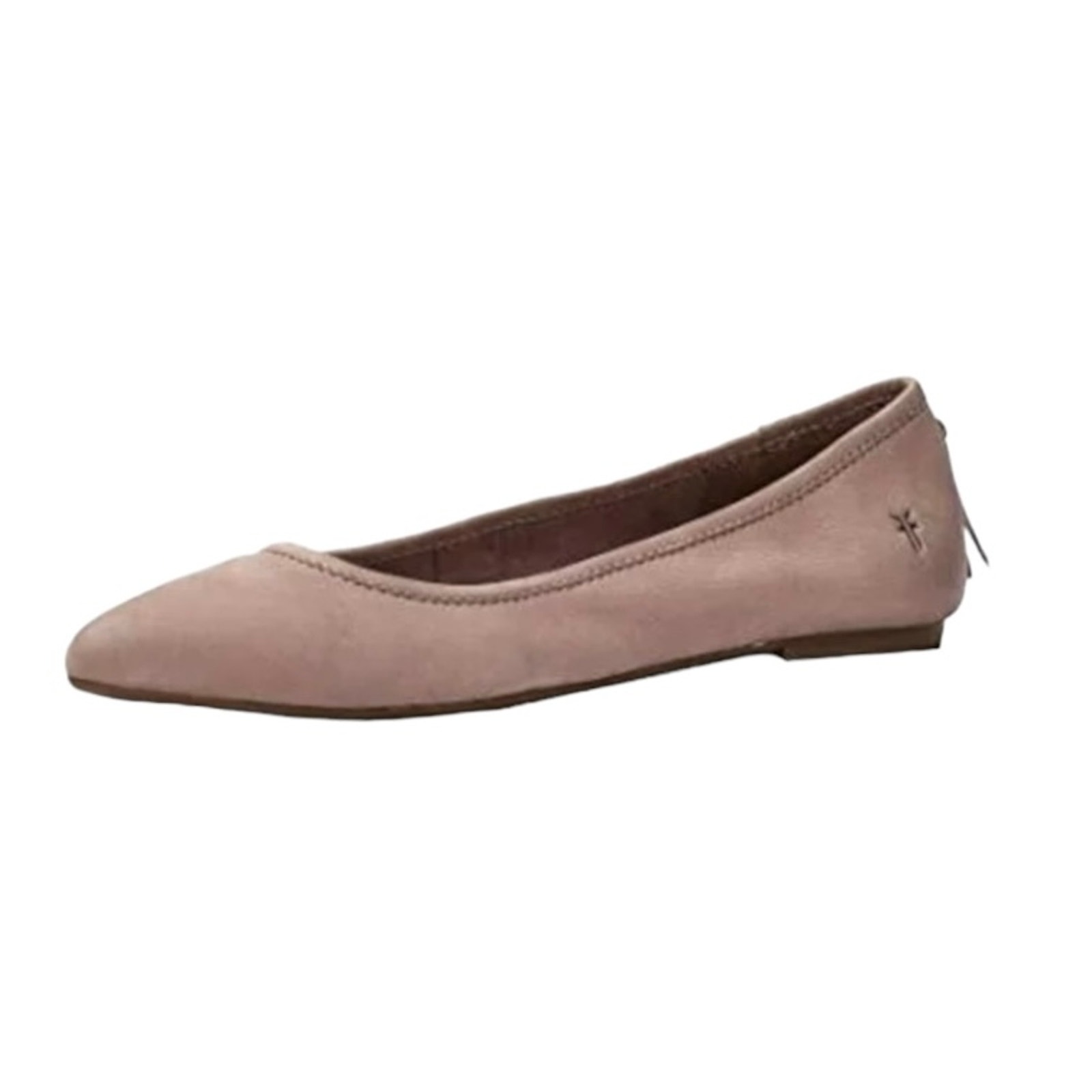 Frye Women's Regina Pointed Toe Leather Ballet Flats Lilac Size 10