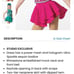 Weissman Showtime Girls All Electric Dance Costume -hot pink size XSC 4/5