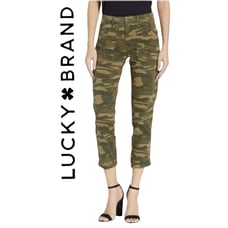 Lucky Brand Women's Camo Boyfriend Utility Pant Size 6/28