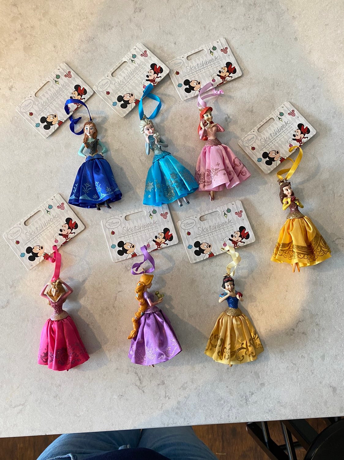 2014 Disney Sketchbook Ornament Princesses