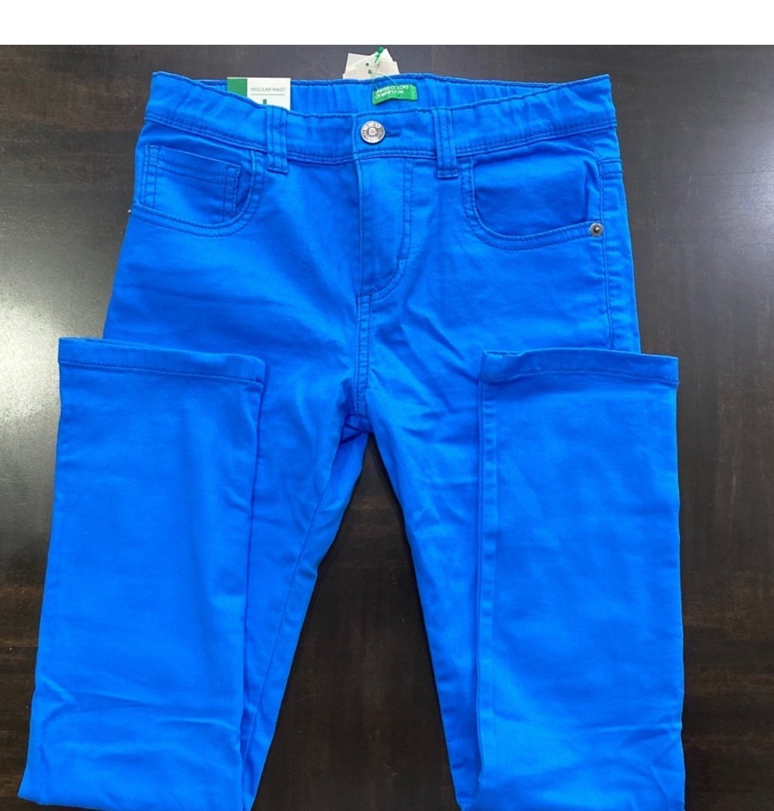 Size Large 8-9 Yrs United Colors of Benetton Stretch Super Skinny Kid Boys Pants
