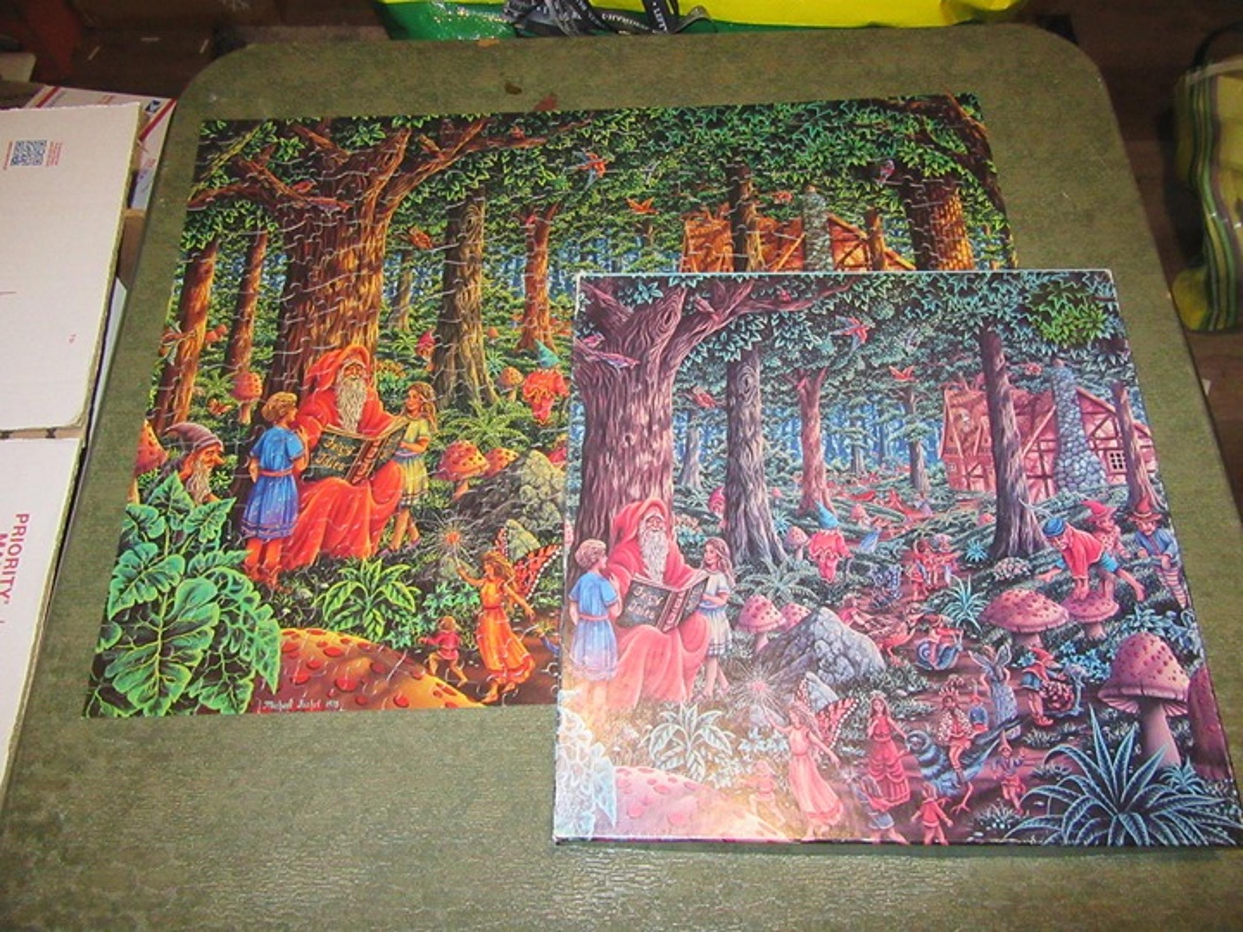 Vintage 1985 Eaton Treasure Collection Wonder World 500+ Piece Jigsaw Puzzle