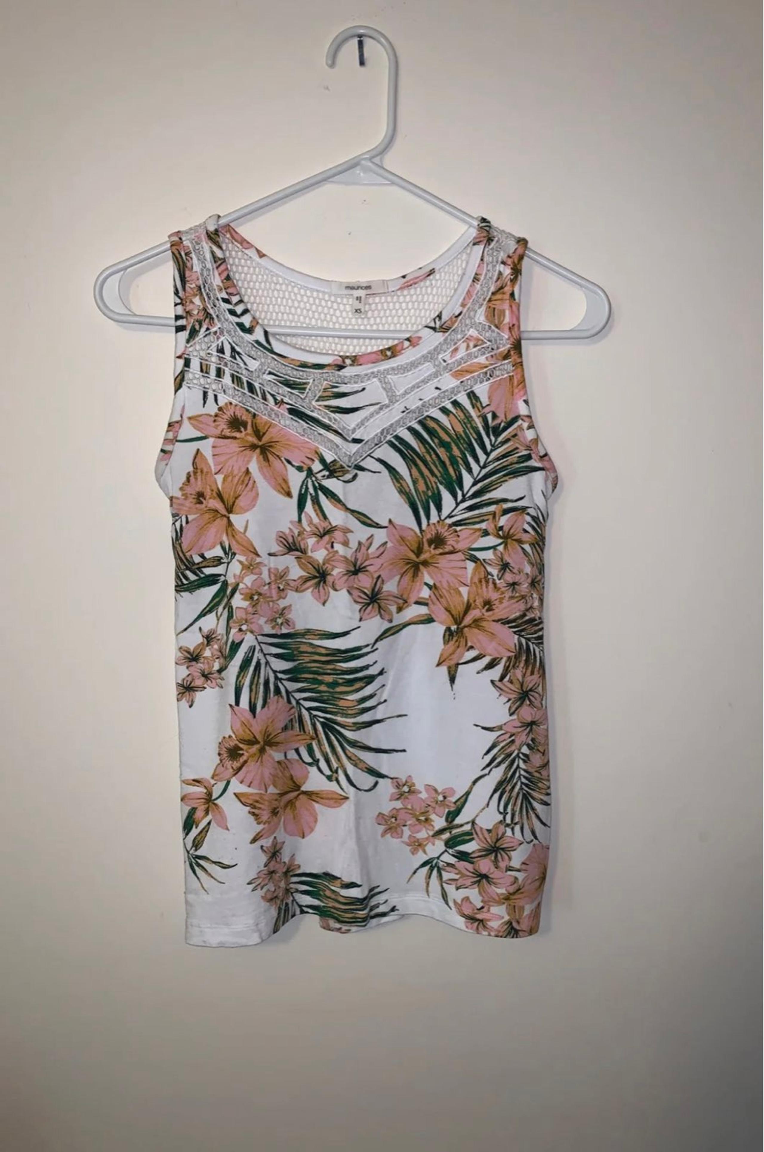 Maurices Floral Tank Top