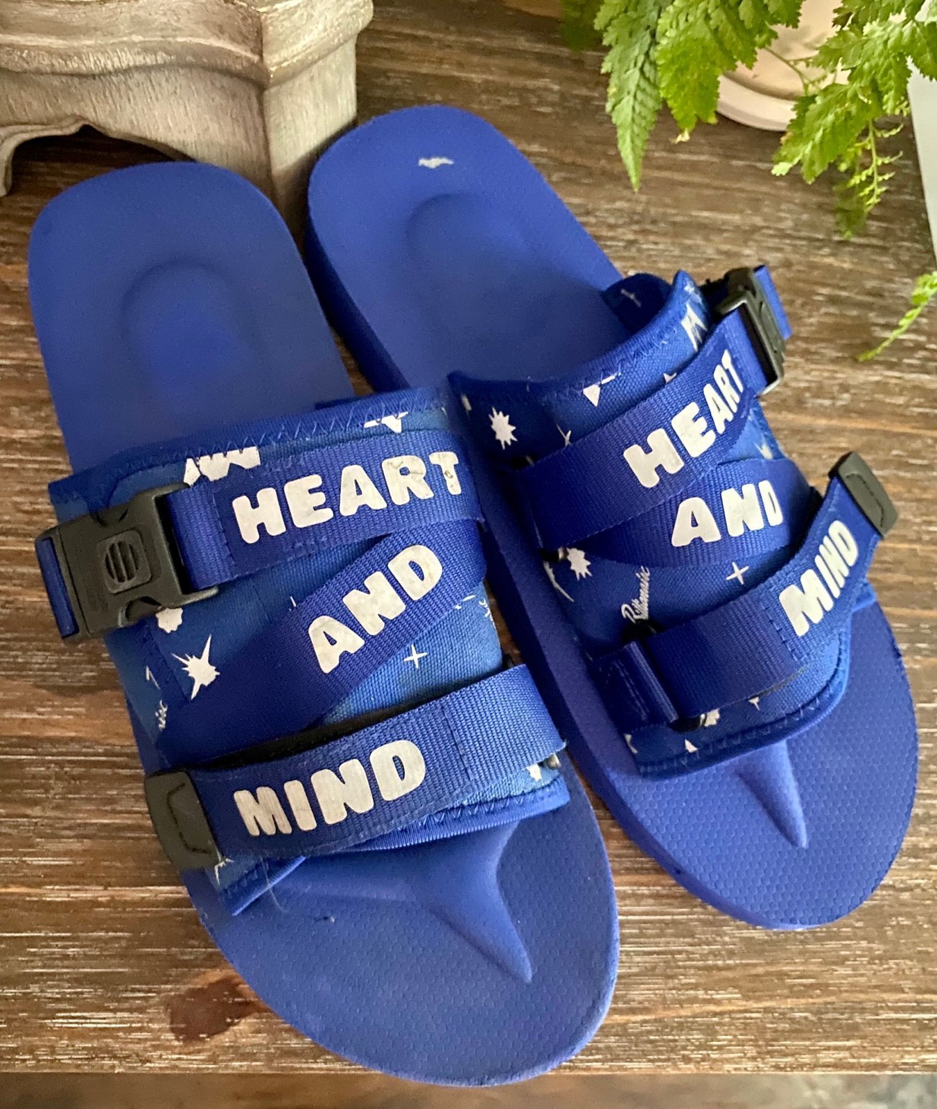 Billionaire Boys Club Spacewalker II Slides Men’s 13 Sodalite Blue Slip Ons