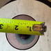 VTG Hourglass Decor Dual Sided Drinking Glass Purple Teal Glass Unique Accent