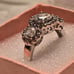 Designer Sterling Siver Ring Signed SW 925 CZ Size 6.5-Estate
