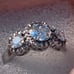 Designer Sterling Siver Ring Signed SW 925 CZ Size 6.5-Estate