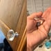 25 Pcs Crystal Dresser Drawer Knobs, Cabinet Pull Crystal Knobs (Silver)