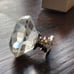 25 Pcs Crystal Dresser Drawer Knobs, Cabinet Pull Crystal Knobs (Silver)
