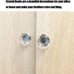 25 Pcs Crystal Dresser Drawer Knobs, Cabinet Pull Crystal Knobs (Silver)