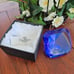 Oleg Cassini Signed Diamond Crystal Paperweight