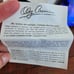 Oleg Cassini Signed Diamond Crystal Paperweight