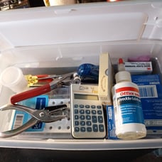 Office supplies and desk stuff