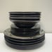 PFALTZGRAFF RUSTIC LEAVES Stoneware 12 Piece Set 4 Bowls 8 Plates Dinner Salad