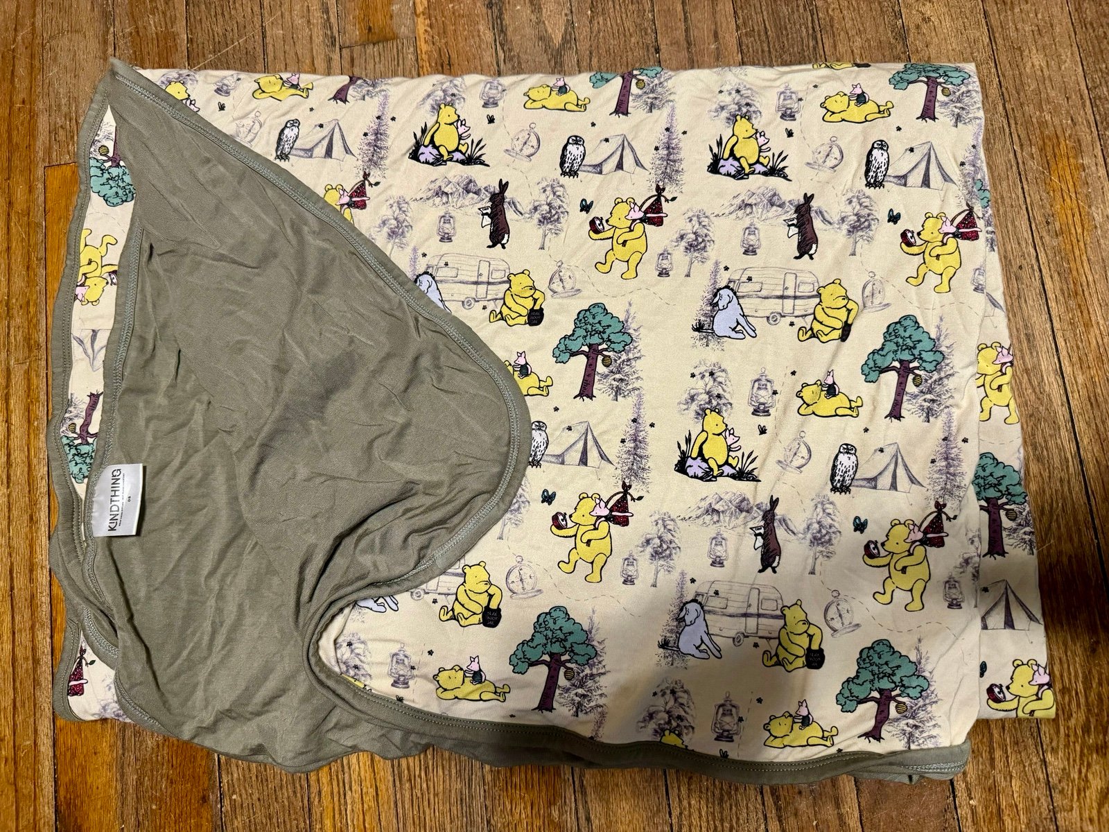 Kindthing 100 Acres Pooh blanket