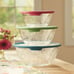Princess House WILDFLOWER Serving Bowl Set 40152 New!