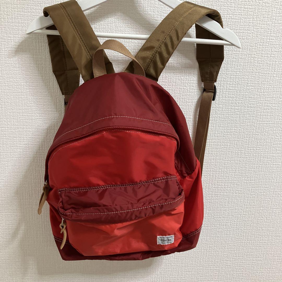 PORTER Red Backpack