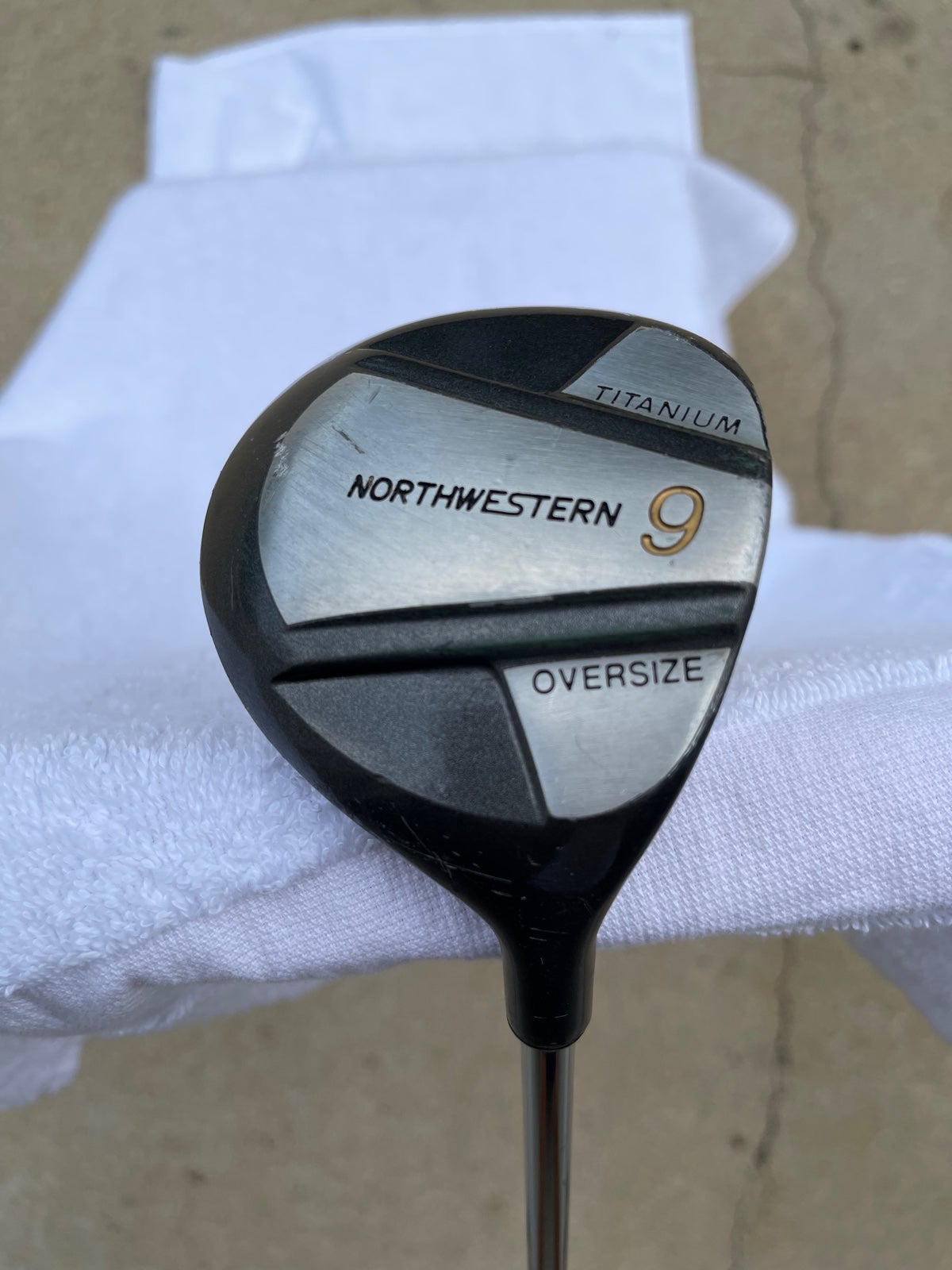 Northwestern 9 Wood Wedge Titanium Oversize RH Club Rare