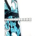 Cache Sexy Blue Paisley Flower Built-In Bra Women's Size Small Halter Top
