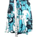 Cache Sexy Blue Paisley Flower Built-In Bra Women's Size Small Halter Top