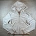 Juicy Coture velour hooded zip front jacket womens size small thick material