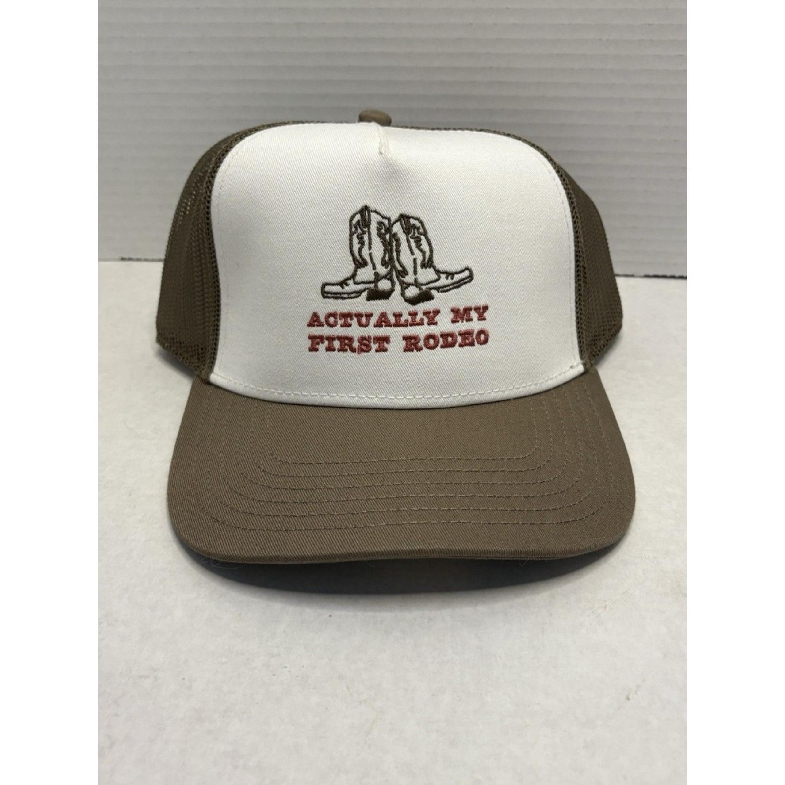 American Eagle This Actually Is My First Rodeo Hat (Embroidered Trucker Cap)