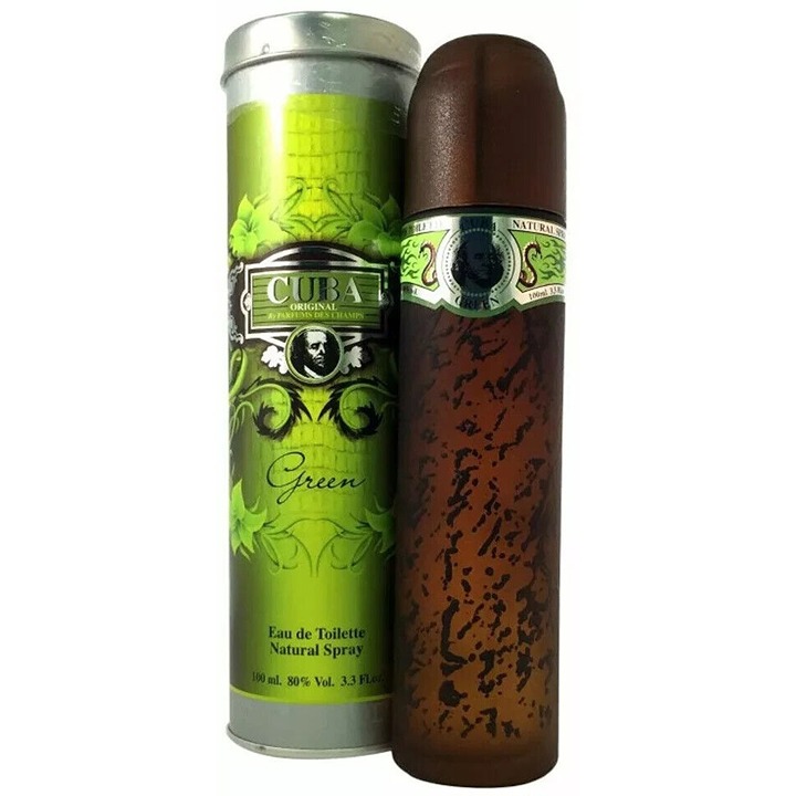 Cuba Green By Cuba cologne for men EDT 3.3 / 3.4 oz New in Box