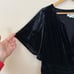 Anthropologie Womens Somerset Velvet Maxi Dress Size 2X Pockets Black Whimsigoth