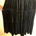 Anthropologie Womens Somerset Velvet Maxi Dress Size 2X Pockets Black Whimsigoth