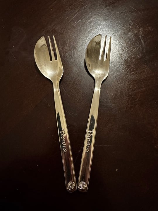 *ONLY TWO IN EXISTENCE* Panera Bread Promo Giveaway Utensils For Mac And Cheese