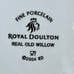 New ROYAL DOULTON Dinner Plates REAL OLD WILLOW Fine Porcelain