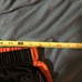 Mens track suit top with bottom orange black asian size xl U.S. med new