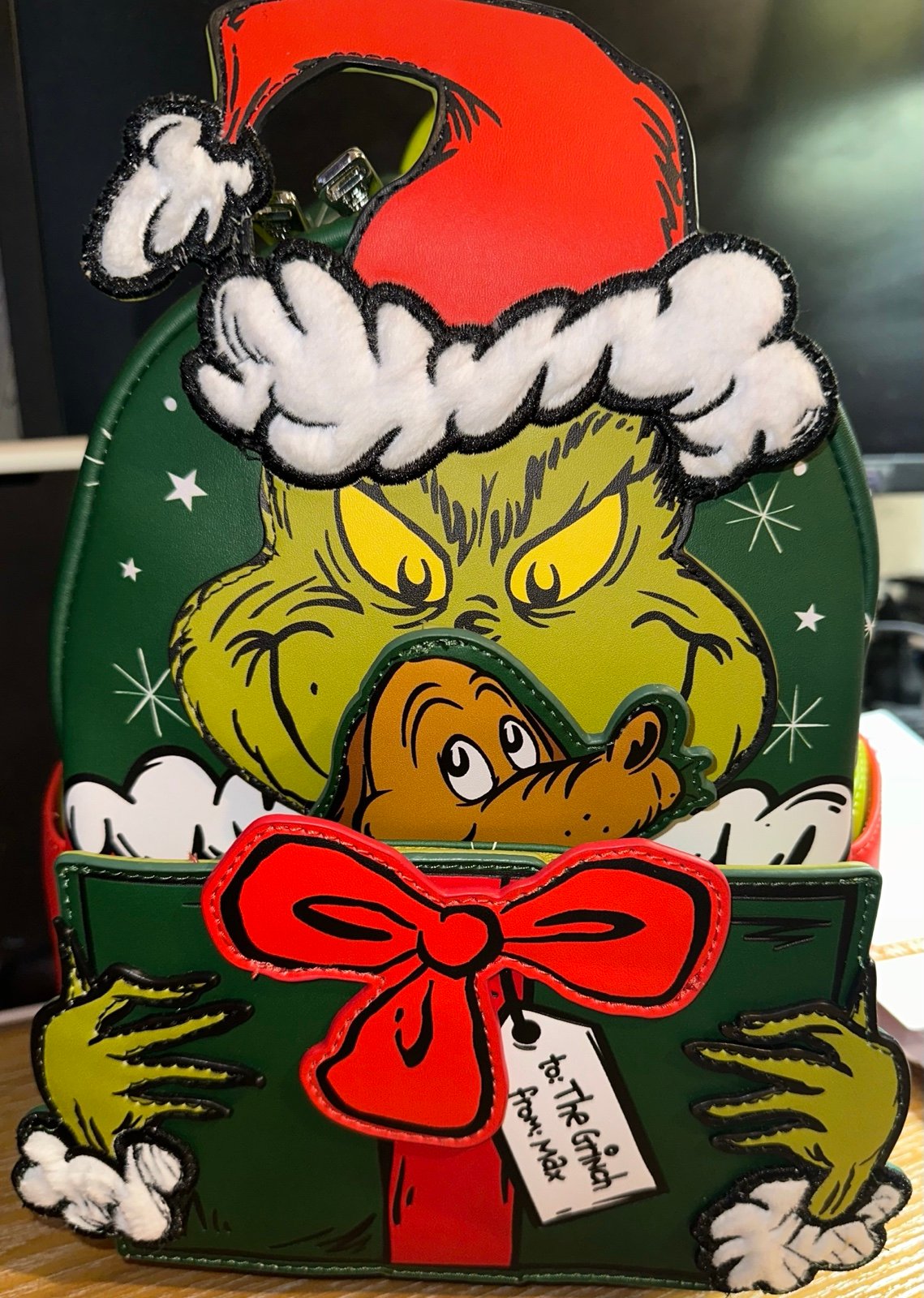 How The Grinch Stole Christmas Loungefly Mini Backpack Brand New